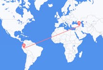 Flyreiser fra Tarapoto, Peru til Van, Tyrkia