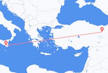 Fly fra Erzincan til Comiso
