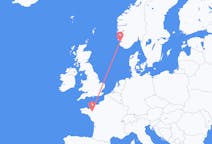 Flyg från Stavanger, Norge till Rennes, Frankrike