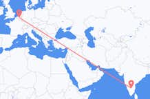 出发地 印度班加羅爾目的地 比利时布鲁塞尔的航班