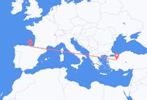Loty z Kutahya, Turcja do Bilbao, Hiszpania