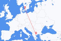 Flyrejser fra Ängelholm, Sverige til Thessaloniki, Grækenland