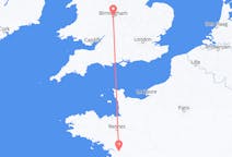 Flyg från Birmingham, England till Nantes, Frankrike