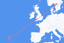 Flights from Graciosa, Portugal to Gothenburg, Sweden