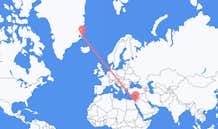 出发地 以色列出发地 埃拉特目的地 格陵兰斯科斯比鬆的航班