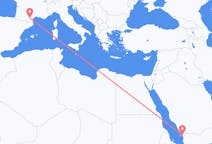 Flights from Jizan, Saudi Arabia to Carcassonne, France