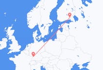 Flyreiser fra Villmanstrand, Finland til Karlsruhe, Tyskland