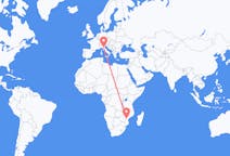 Flyreiser fra Chimoio, Mosambik til Bologna, Italia