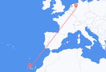 Flüge aus Santa Cruz de Teneriffa, Spanien nach Münster, Deutschland