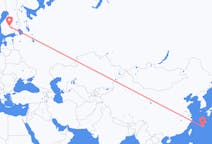 Flyreiser fra Okinawa, Japan til Jyväskylä, Finland
