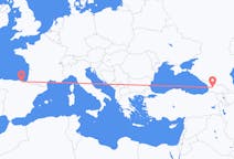 出发地 格鲁吉亚出发地 庫塔伊西目的地 西班牙毕尔巴鄂的航班