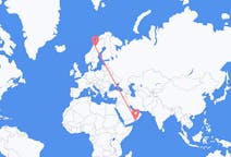 Flights from Salalah, Oman to Hemavan, Sweden