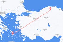 Vols depuis la ville de Kastamonu vers la ville de Naxos