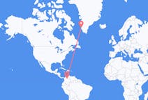 Flights from Bucaramanga, Colombia to Nuuk, Greenland