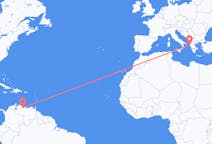 Flyg från Valencia, Venezuela till Korfu, Grekland