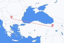 Flyreiser fra Erzurum, til Sofia