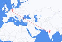 Flyreiser fra Aurangabad, India til Frankfurt, Tyskland