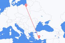 Flyrejser fra Szczytno, Polen til Antalya, Polen