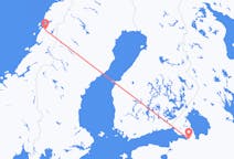 Flyg från Sankt Petersburg till Mosjøen