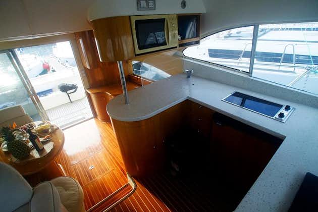 ファイアル島のアゾレス諸島のロッドマンモーターヨットのチャーター