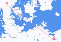Flights from Billund, Denmark to Szczecin, Poland