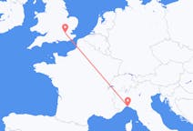 Flights from Genoa, Italy to London, England