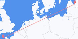 出发地 拉脱维亚目的地 根西岛航班