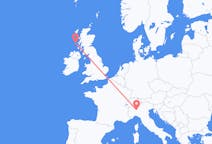 Flights from Tiree, the United Kingdom to Milan, Italy