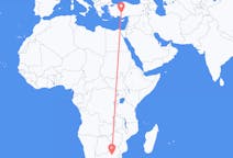 Flyreiser fra Johannesburg, Sør-Afrika til Konya, Tyrkia