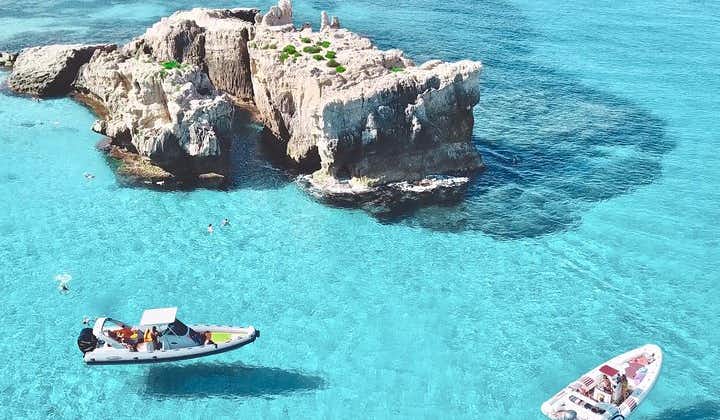 THE BEST BOAT TOUR from Tropea to CapoVaticano, max 12 passengers