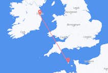 Flyrejser fra Guernsey til Dublin