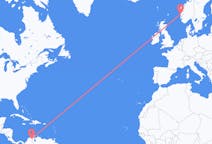 Flyrejser fra Valledupar, Colombia til Bergen, Norge