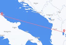 Flyrejser fra Ohrid, Nordmakedonien til Pescara, Italien