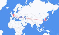 Flyg från Kumamoto, Japan till Grenoble, Japan