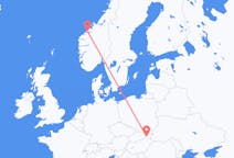 Vluchten van Kosice, Slowakije naar Molde, Noorwegen