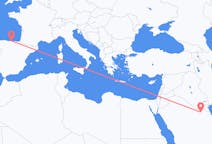 Flyg från Qaisumah, Saudiarabien till Santander, Spanien