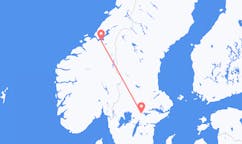 Fly fra Örebro til Trondheim