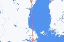Flyreiser fra Sollefteå, Sverige til Stockholm, Sverige