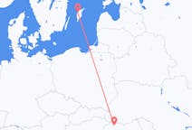 Fly fra Baia Mare til Visby
