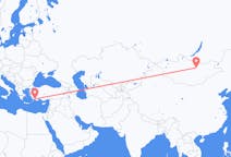 Flights from Ulaanbaatar to Dalaman