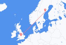 Flyrejser fra Ørnskoldsvik, Sverige til Birmingham, England