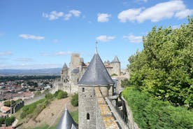 Dagstur : Cité de Carcassonne og vinsmagning. privat tur fra Carcassonne.