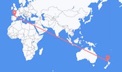 Flyrejser fra Whangarei, New Zealand til Bilbao, Spanien