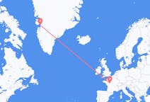 Flyreiser fra Tours, Frankrike til Ilulissat, Grønland