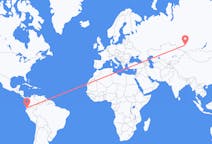 Flights from Guayaquil, Ecuador to Novokuznetsk, Russia
