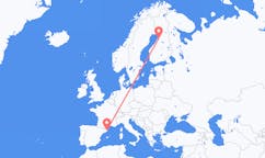 Flyreiser fra Girona, Spania til Uleåborg, Finland