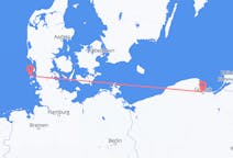 Vols de Westerland, Allemagne vers Gdańsk, Pologne