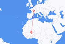 Flights from Ouagadougou to Rodez