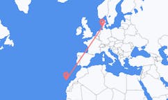 Flyreiser fra Westerland, Tyskland til Santa Cruz de Tenerife, Spania