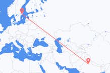 Flyreiser fra New Delhi, India til Stockholm, Sverige